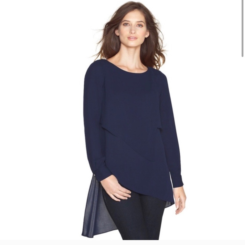 White House Black Market Navy Tunic